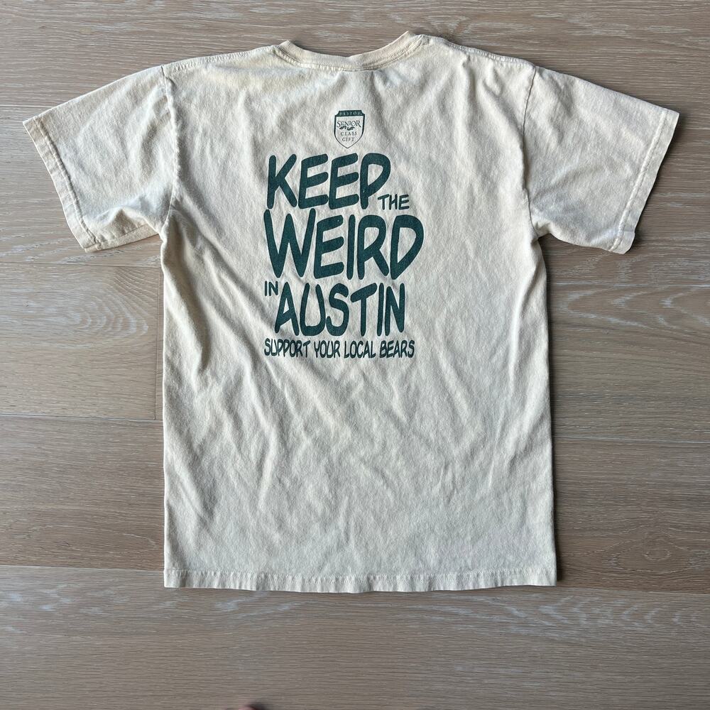 Baylor Bears vs Texas Keep The Weird in Austin Senior Class Gift Tee Small - Picture 2 of 3